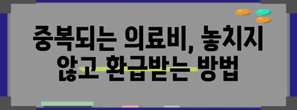 연말정산 의료비 신용카드 중복 확인 & 환급받는 방법 | 의료비 공제, 소득공제, 신용카드 사용내역, 환급 팁