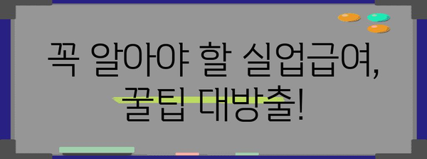 실업급여 신청법 | 단계별 쉽게 해결하기