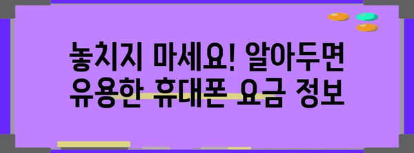 휴대폰 요금 연말정산, 놓치지 말고 돌려받자! | 꿀팁, 환급, 절세