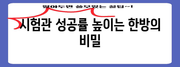 시험관 임신 성공률 높이는 한방 팁과 트릭 모음