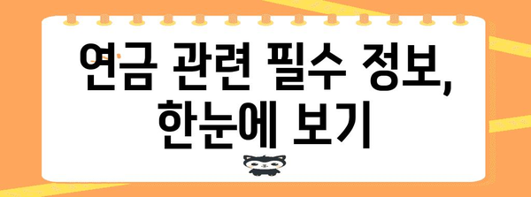 연금 수령 꿀팁 5가지 | 수령 연령부터 수익 극대화까지