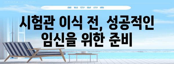 시험관 이식 성공률의 비밀 공개 | 임신 확률을 높이는 방법