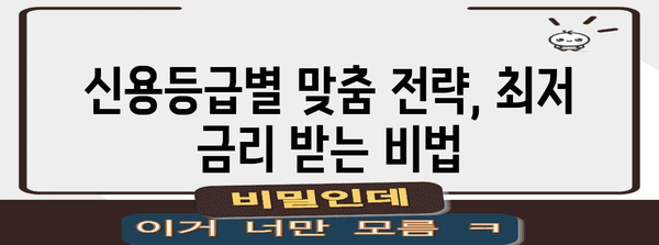 직장인 신용대출 비결 | 최적의 조건 찾기