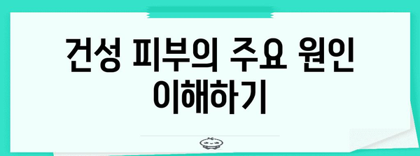 건성 피부 관리 가이드 | 원인, 증상, 치료