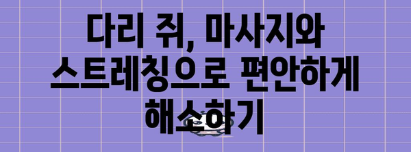 임산부 다리 쥐 문제 | 걱정 없게 해결하는 5가지 방법