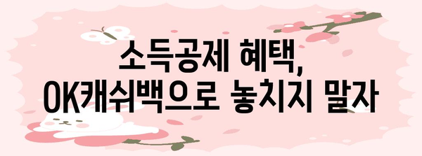 OK캐쉬백 연말정산 꿀팁| 놓치지 말아야 할 혜택 총정리 | 연말정산, 소득공제, 카드 사용 내역, 환급