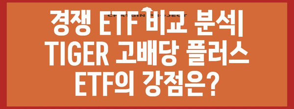 TIGER 고배당 플러스 ETF 종합 분석