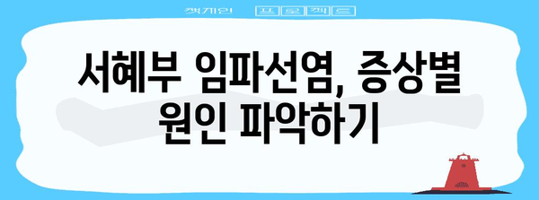 서혜부 임파선염 증상 및 치료 가이드