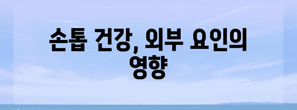 손톱 문제의 근본 원인 파악 | 울퉁불퉁한 손톱 이해