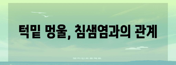 침샘염 이해 | 증상, 치료법과 턱밑 멍울 대처