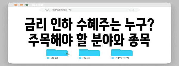 미국-유럽 금리 인하 전망과 영향 받는 주식