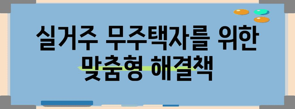 실거주 무주택자 주택 구매 위기 해결책