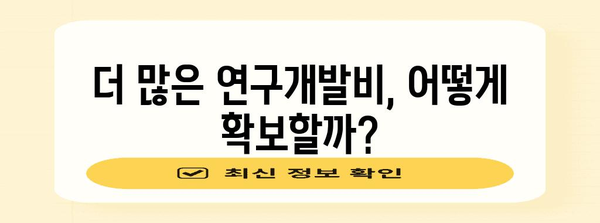 연구개발비 획득 전략 덕후의 10년 노하우 공개!