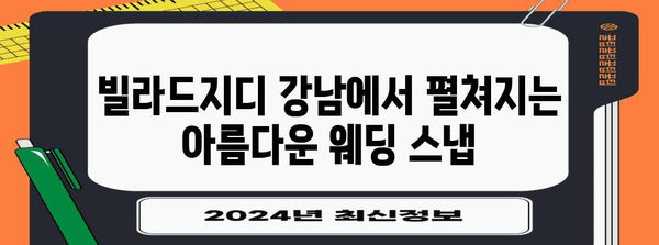 빌라드지디 강남 웨딩 스냅 | 특별한 순간들을 영원히 간직