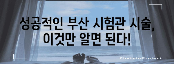 부산 시험관 시술 성공률 높이는 비결 공개