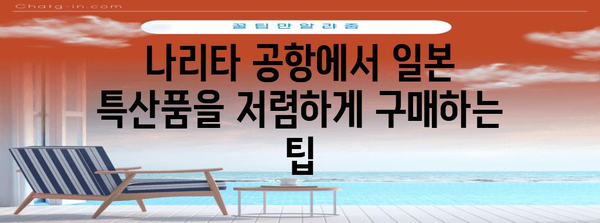 해외 여행 기념품 구매 가이드 | 도쿄 나리타 공항