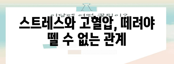 고혈압 원인 5가지 경고 | 깜짝 놀랄 원인들